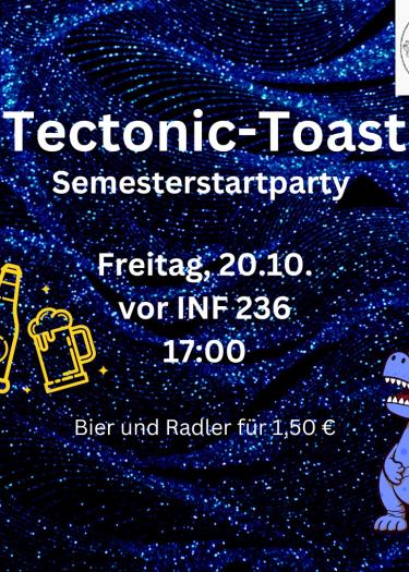 Plakat zum Tectonic Toast