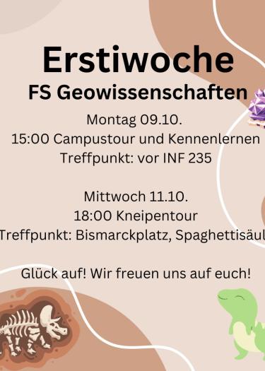 Plakat Erstiwoche 2023