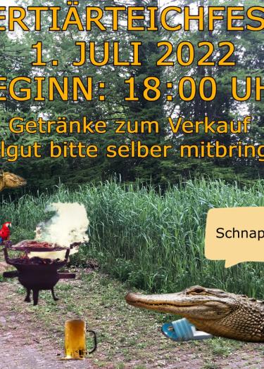 Plakat Tertiärteichfest 2022